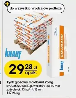 Castorama Tynk gipsowy Knauf oferta