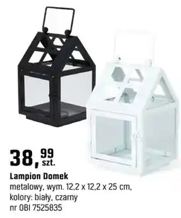 OBI Lampion Domek metalowy oferta
