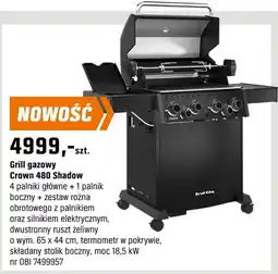 OBI Grill gazowy Crown 480 Shadow oferta