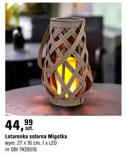 OBI Latarenka solarna Migotka oferta