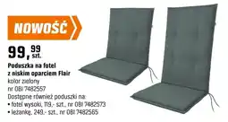 OBI Poduszka na fotel z niskim oparciem Flair oferta