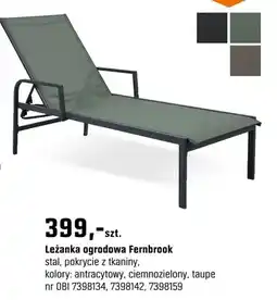 OBI Leżanka ogrodowa Fernbrook oferta