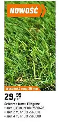 OBI Sztuczna trawa Fitograss oferta