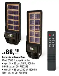 OBI Latarnia solarna Kers oferta
