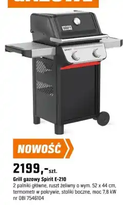 OBI Grill gazowy Spirit E-210 oferta