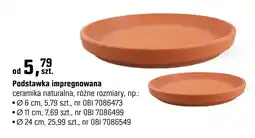 OBI Podstawka impregnowana ceramika naturalna, różne rozmiary oferta