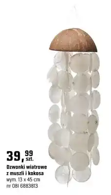 OBI Dzwonki wiatrowe z muszli i kokosa oferta