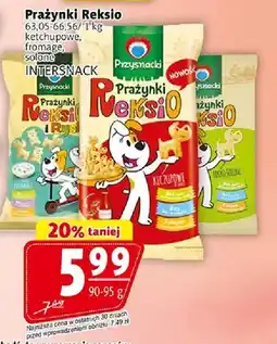 Prim Market Prażynki Reksio ketchupowe, fromage, solone oferta
