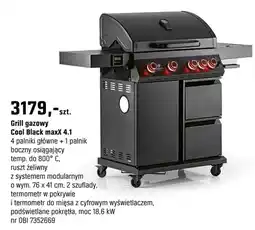 OBI Grill gazowy Cool Black max4 4.1 oferta