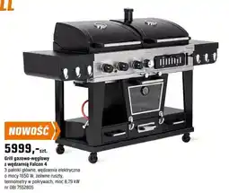 OBI Grill gazowo-węglowy z wędzarnią Falcon 4 oferta