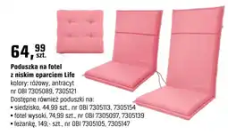 OBI Poduszka na fotel z niskim oparciem Life oferta