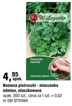 OBI Nasiona pietruszki - mieszanka odmian, otoczkowane oferta