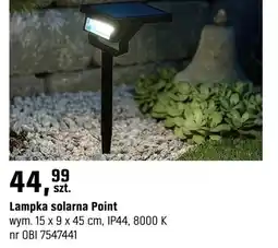 OBI Lampka solarna Point oferta