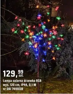 OBI Lampa solarna drzewko RGB oferta
