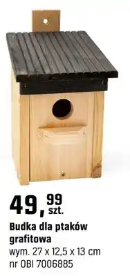 OBI Budka dla ptaków granitowa oferta
