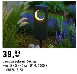 OBI Lampka solarna Cyklop oferta