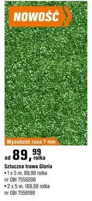 OBI Sztuczna trawa Gloria oferta