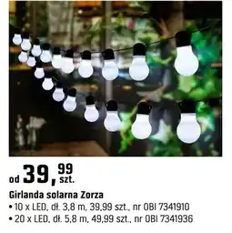 OBI Girlanda solarna Zorza 20 x LED oferta