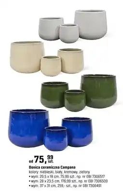 OBI Doniczka ceramiczna Campana oferta