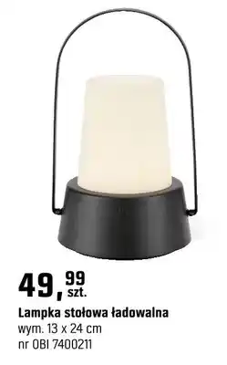 OBI Lampka stołowa ładowalna oferta