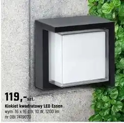 OBI Kinkiet kwadratowy LED Essen oferta