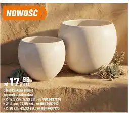 OBI Doniczka Kula Granit ceramika naturalna oferta