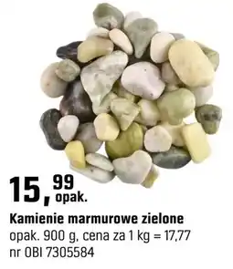 OBI Kamienie marmurowe zielone oferta