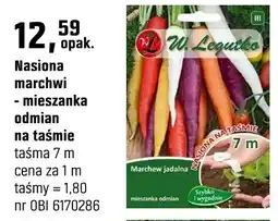 OBI Nasiona marchwi - mieszanka odmian na taśmie oferta