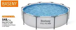 OBI Basen Steel Pro Max na stelażu, poj. 4678 l, w zestawie pompa filtrująca oferta