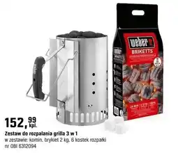 OBI Zestaw do rozpalania grilla 3 w 1 oferta