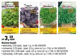 OBI Nasiona bazylii cytrynowej oferta