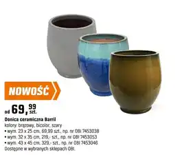 OBI Donice ceramiczne Barril oferta