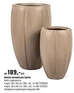 OBI Doniczka ceramiczna Silvie oferta