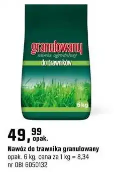 OBI Nawóz do trawnika granulowany oferta