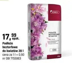 OBI Podłoże beztorfowe do kwiatów oferta