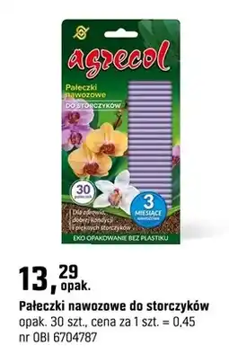 OBI Pałeczki nawozowe do storczyków oferta