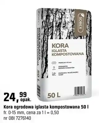 Kora ogrodowa iglasta kompostowana