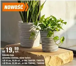 OBI Doniczka Gaja ceramika matowa, różne kolory oferta