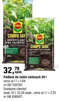 OBI Podłoże do roślin zielonych oferta