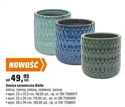 OBI Donice ceramiczne Biella oferta