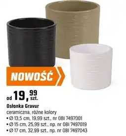 OBI Osłonka Gravur oferta