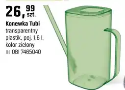 OBI Konewka Tubi transparentny plastik oferta