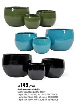 OBI Doniczka ceramiczna Palla oferta