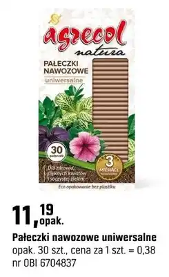 OBI Pałeczki nawozowe uniwersalne oferta