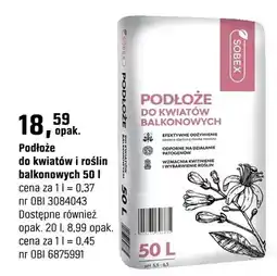 OBI Podłoże do kwiatów i roślin balkonowych oferta