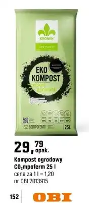 OBI Kompost ogrodowy CO₂ pro-term oferta