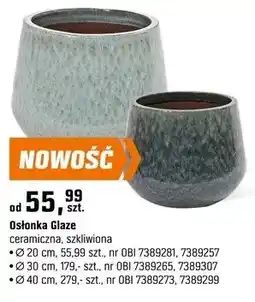 OBI Osłonka Glaze ceramiczna, szkliwiona oferta