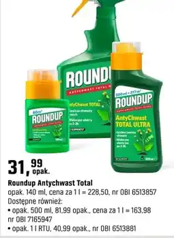 OBI Środek Roundup Antychwast Total oferta