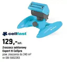OBI Zraszacz sektorowy Expert tt Cellpro pow. zraszania do 240 m² oferta