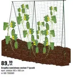 OBI Grządka namiotowa zestaw 7 łyczek oferta